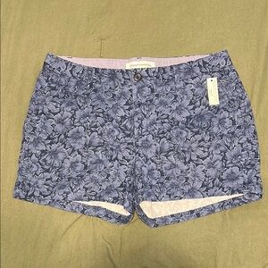 Amazon Essentials Blue Shorts with Intricate Pattern